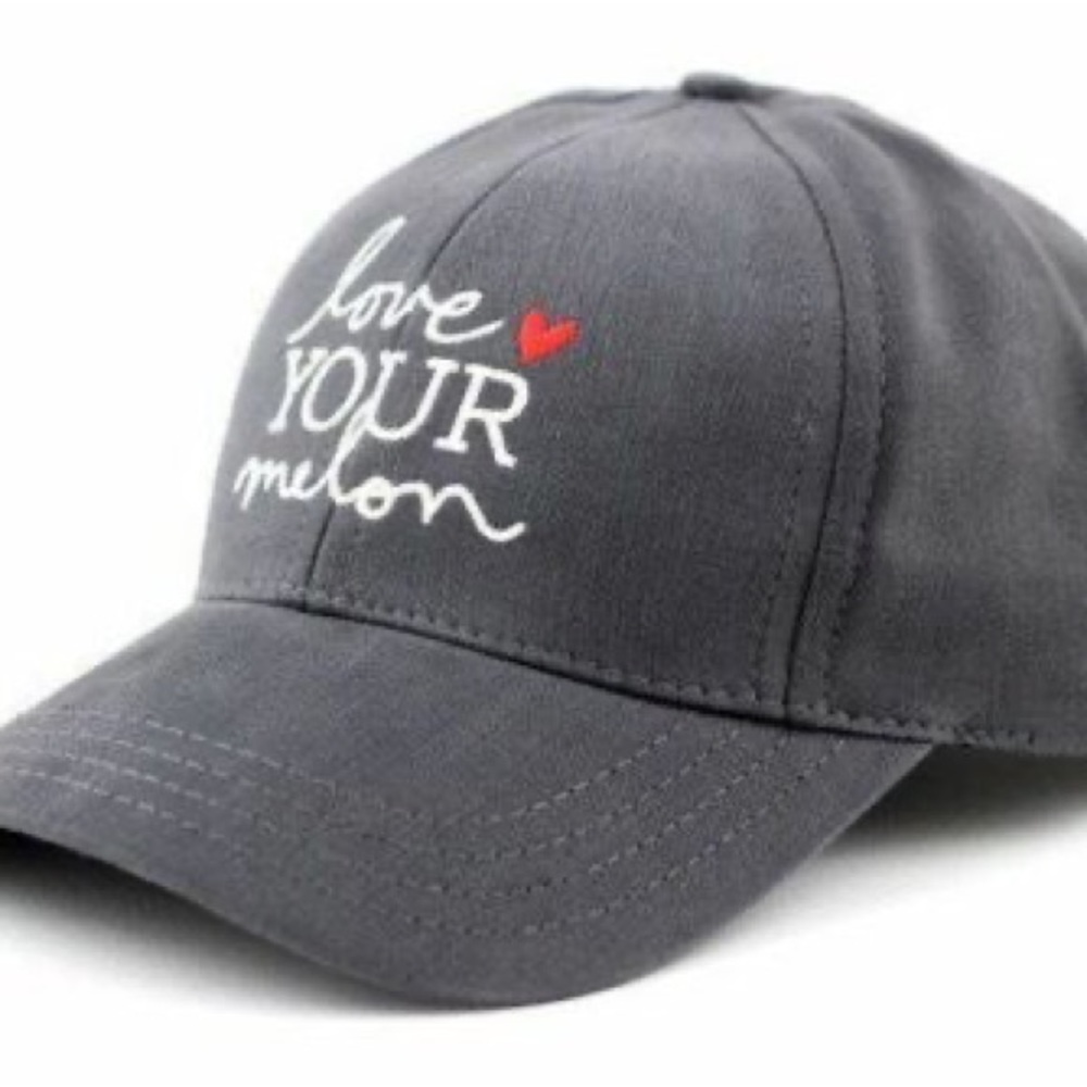 Grey Love Your Melon LYM Crew Cap Baseball Hat